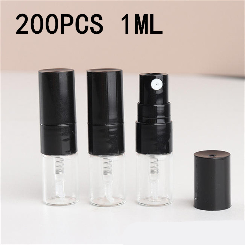 Perfume Fragrance Story - 5-200PCS 1ML Portable Glass Perfume Bottles