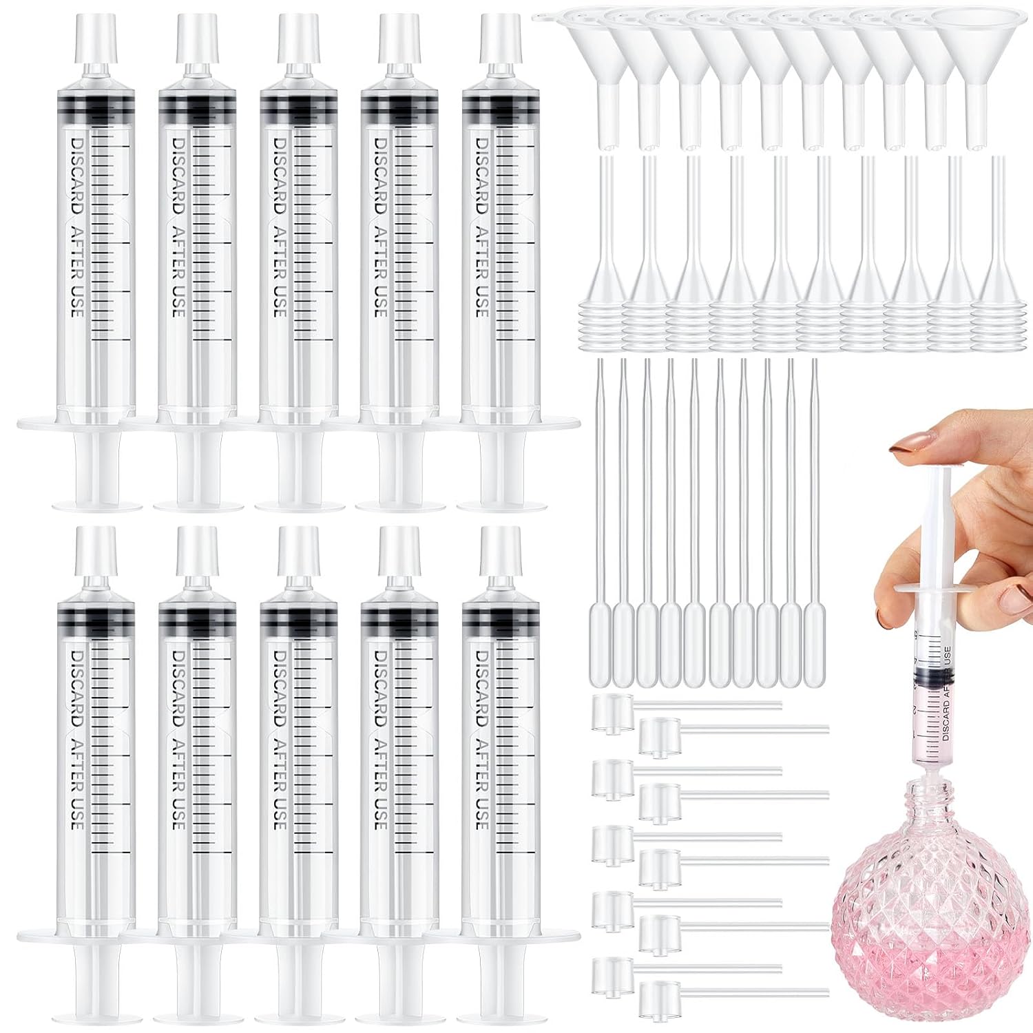 Fragrance Atomizer Pump - 25/50PCS perfume refill pump tool transfer