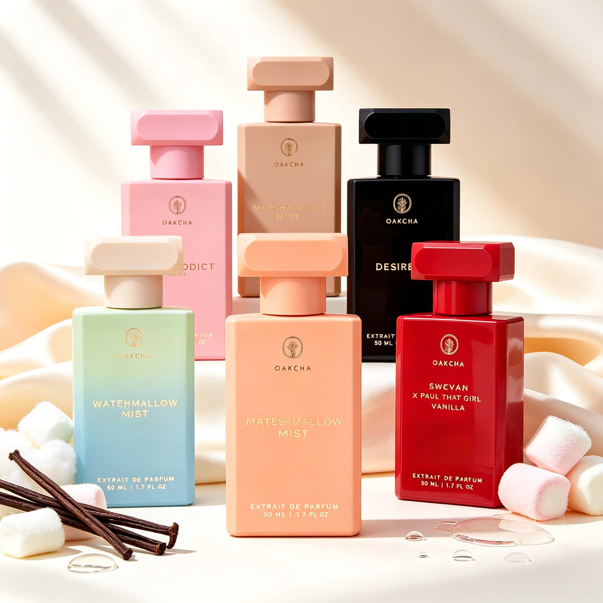 Perfume Fragrance Range - Oakcha Extrait High-Concentration Perfume (6 Scents