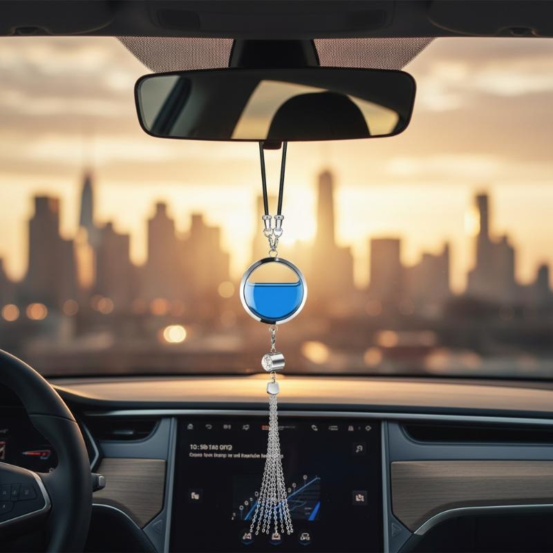 Perfume Fragrance One - One Metal Car Decoration Pendant Empty
