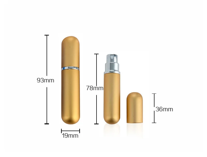 5/10pcs 5ml Refillable Perfume - Fragrance Atomizer Pump recension och pris