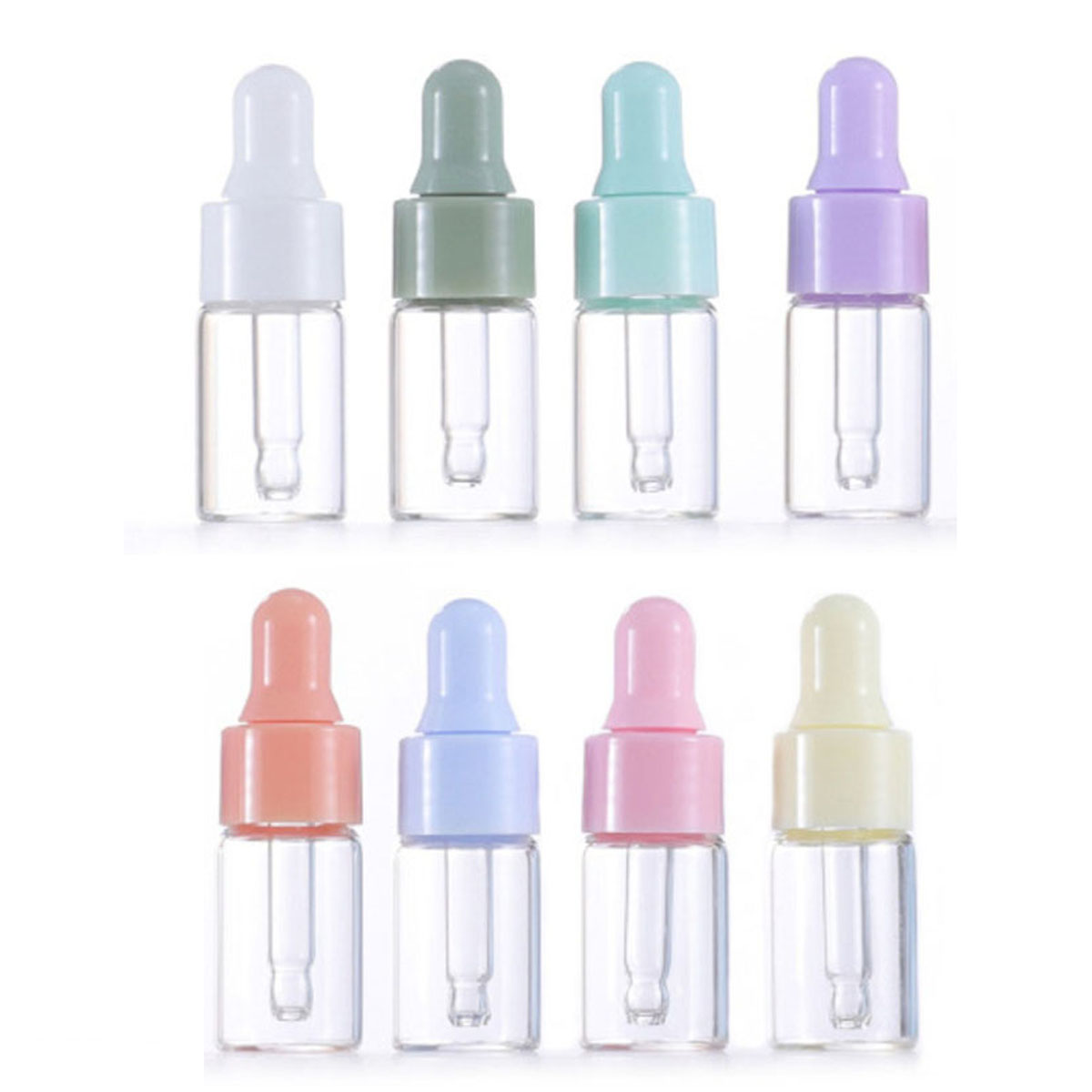 8x 1/2/3/5ml Clear Glass Dropp - Perfume Fragrance Story recension och pris