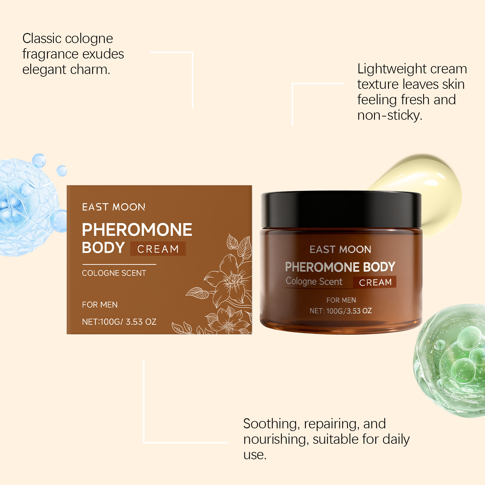 East Moon Men Fragrance Moistu - Perfume Fragrance One recension och pris